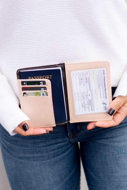 Passport and Vaccine Credit Card Wallet