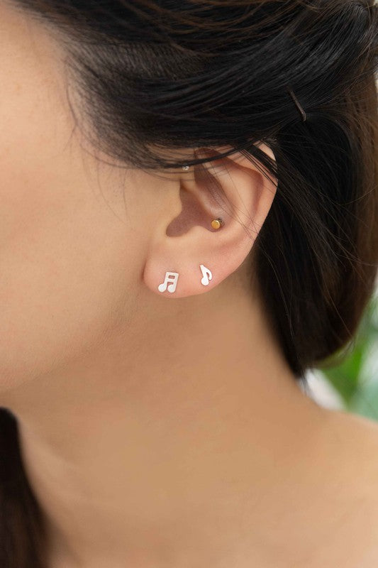 Musical Note Earrings