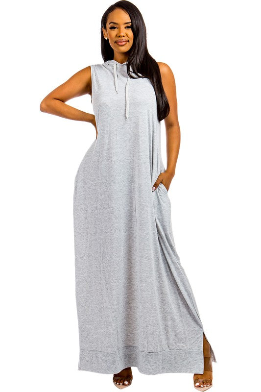 Flow & Go MAXI HOODIE FASHION DRESS