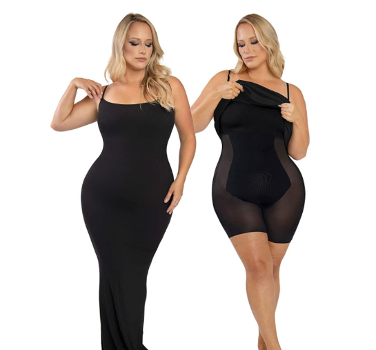 Shaper Dress for Women Mini Maxi Summer Dress Built in Shapewear Bra 8 in 1 Bodycon 2024 Casual Slip Dresses